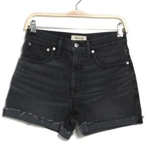 High Rise charcoal denim shorts - Madewell - Size 26